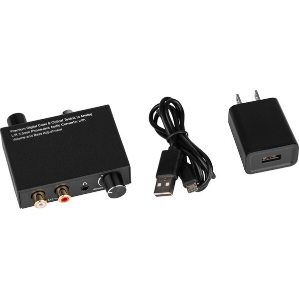 Main product image for Digital to Analog Converter with Volume and Bass Control180-1150